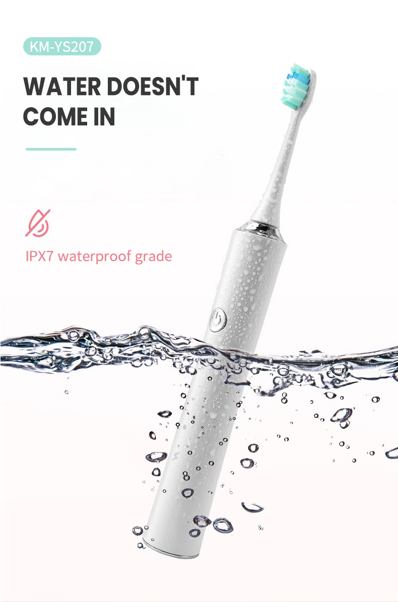 Eco Friendly Sonic Electric Toothbrush Kemei Km-Ys702 Powerful Usb Rechargeable Ultrasonic Tooth Brush manufacture