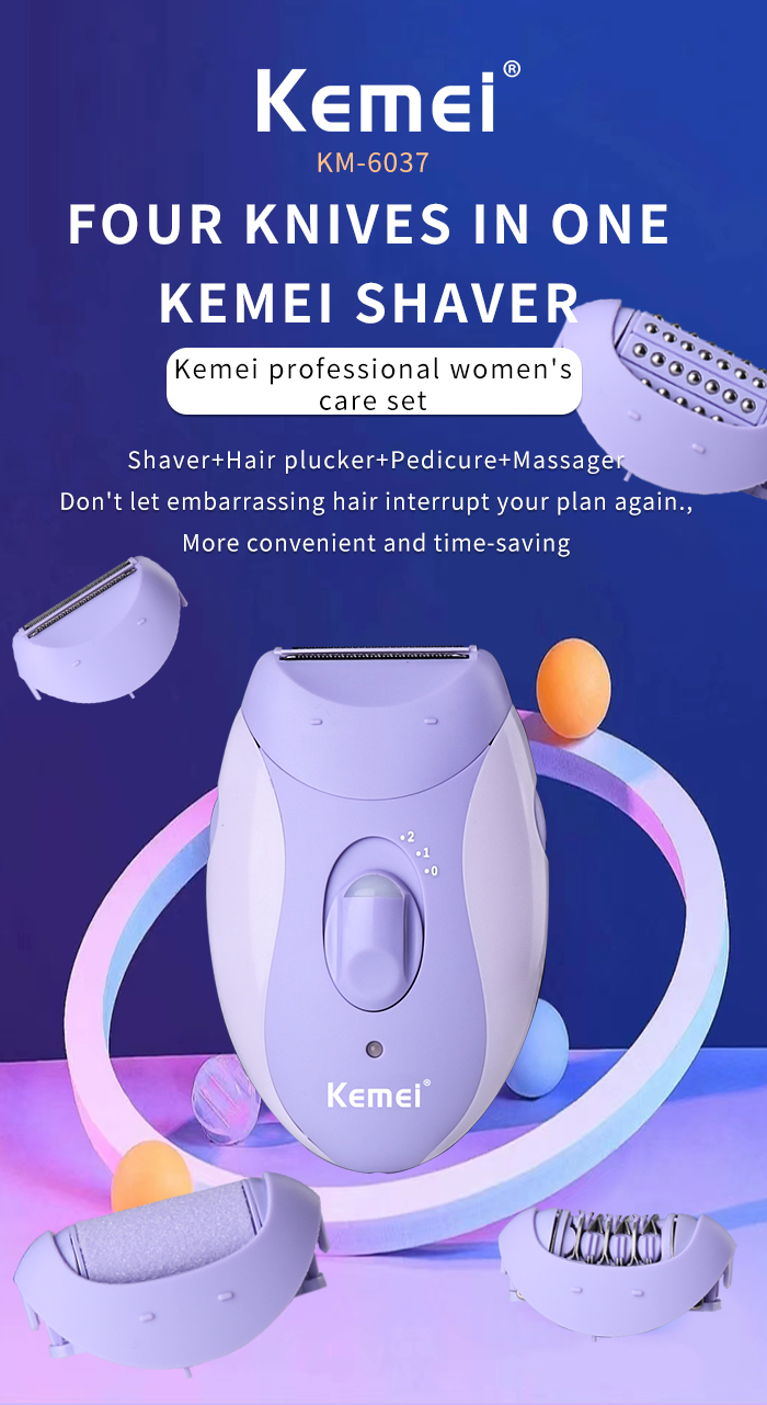 Rechargeable Women Epilator Electric Shaver factory