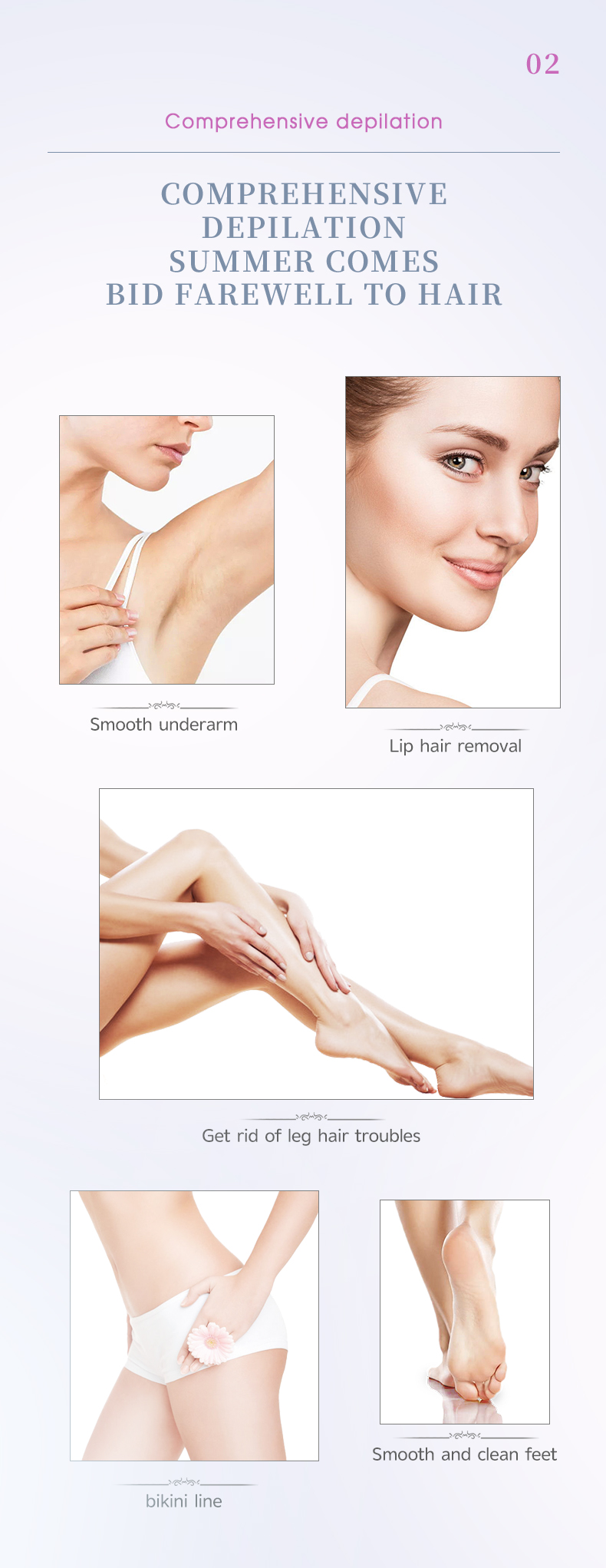 LCD Electric Tweezers Dry wet Use Portable Epilator KEMEI km-908B Women Usb Charging Cordless 3 in 1 Epilator Hair Removal details