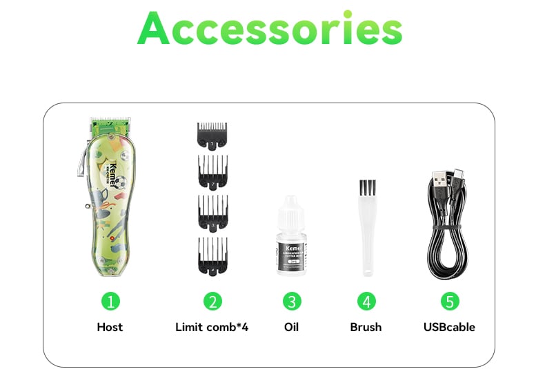 KEMEI Km-Cw2100 Pet Hair Trimmer Clipper Adjustable Cordless Dog Cat Pet Electric Hair Clipper Machine Trimmer manufacture