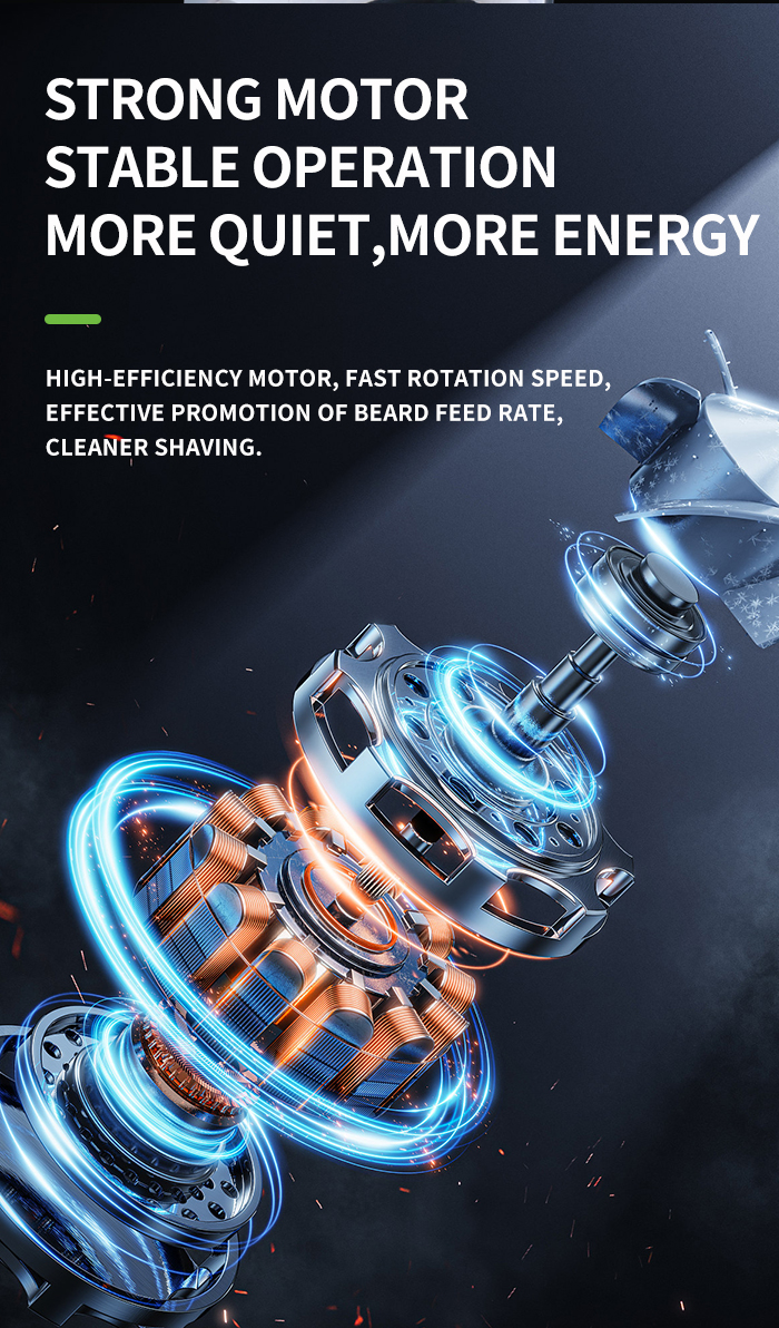 KEMEI Km-T08 Hair Beard Rotary Shaver Machine Portable Man Beard Trimmer Hair Razor Shaver factory