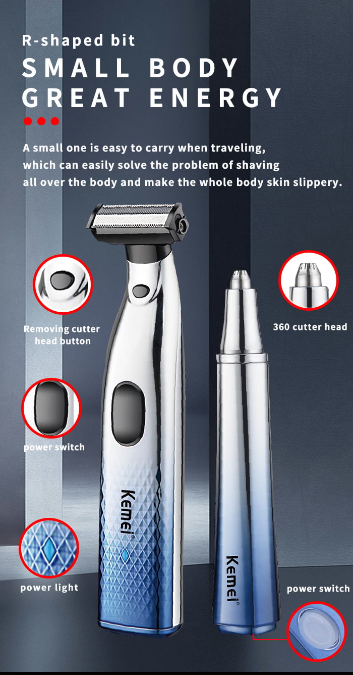 Portable Electric Nose Hair Trimmer Shaver Man Clean Razor Remover Kit manufacture