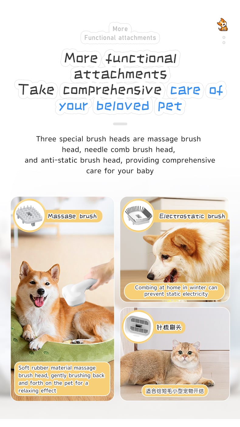 Kemei Electric Trimmer Grooming Tools Pet Hair Vacuum Set Km-Cw2097 Pet Grooming Kit And Vacuum Hair Trimmer factory