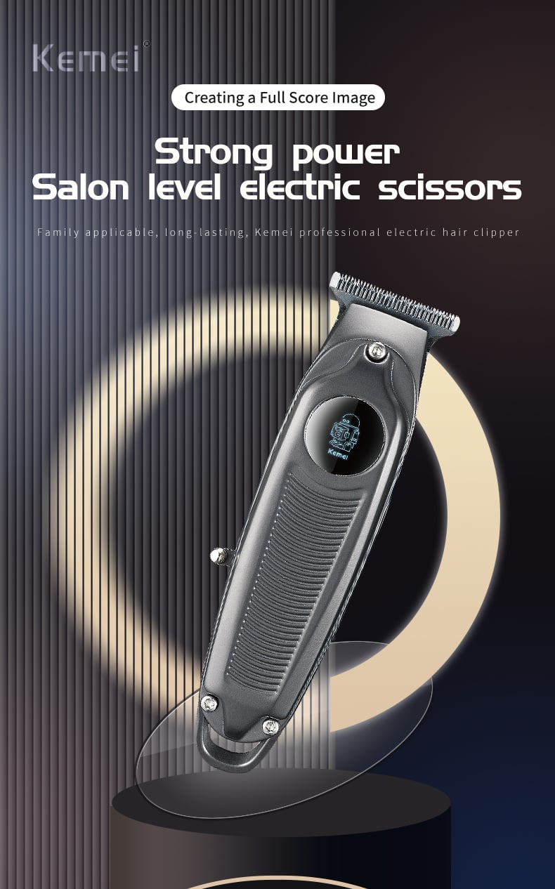 USB Rechargeable Cordless Hair Clipper Hair Cut Machine Price km-2289 Professional Hair Clipper For Men details
