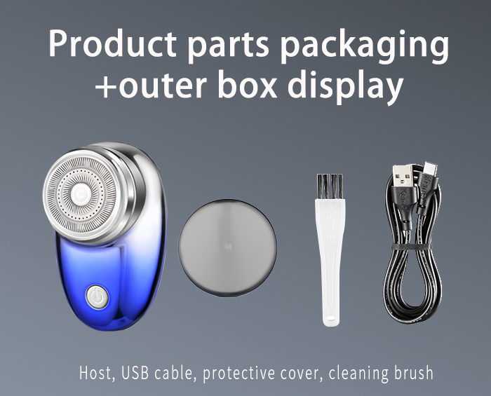 Hot Sale Mini Portable Shaving Machine Km-c52 Waterproof Wet And Dry Electric Razor Shaving Machine For Men details
