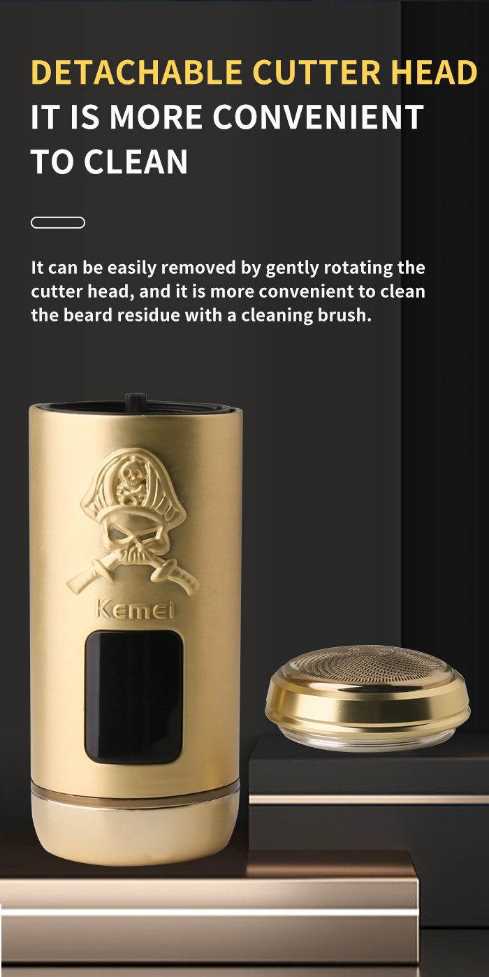Kemei KM-C57 Professional Mini Electric Shavers Travel Portable Electric Razor For Men supplier