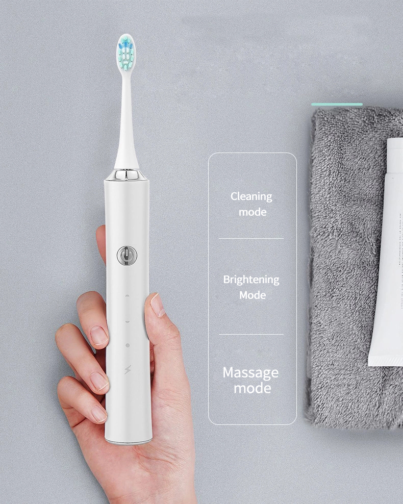 Eco Friendly Sonic Electric Toothbrush Kemei Km-Ys702 Powerful Usb Rechargeable Ultrasonic Tooth Brush supplier