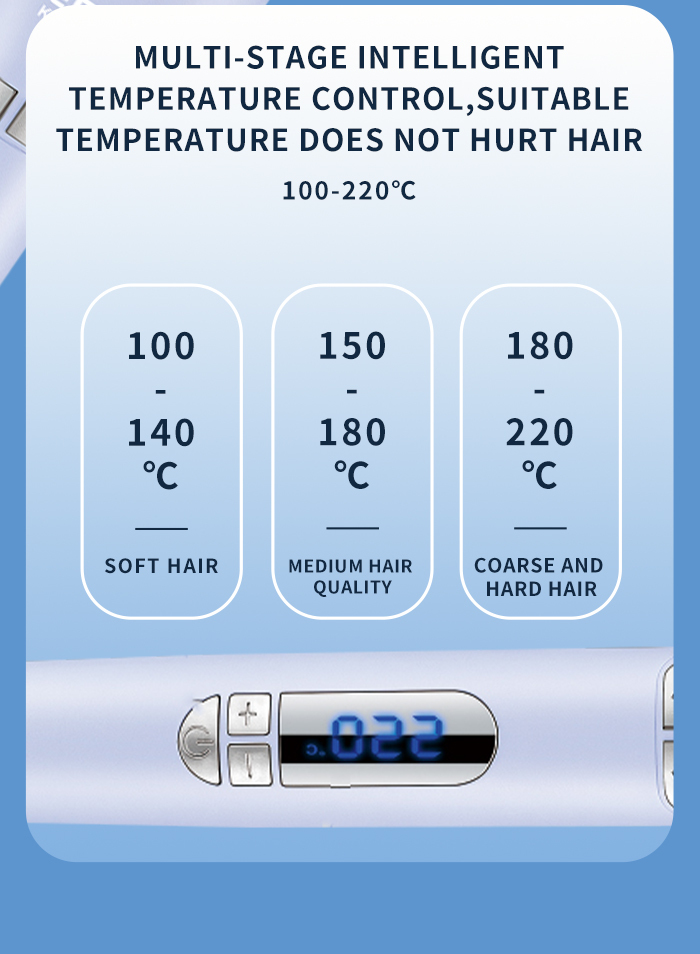 KEMEI Lcd Display Automatic Hair Curler Temperature regulation km-2063 Automatic Electric Wand Ceramic Hair Curler manufacture