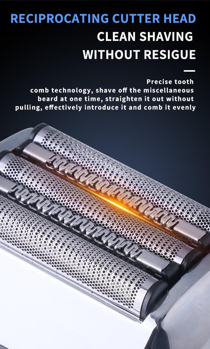 Ipx7 Waterproof Face Electric Shaver Km-3215 5 Cutter Heads Net Floating Trimmer Hair Razor Shaver factory