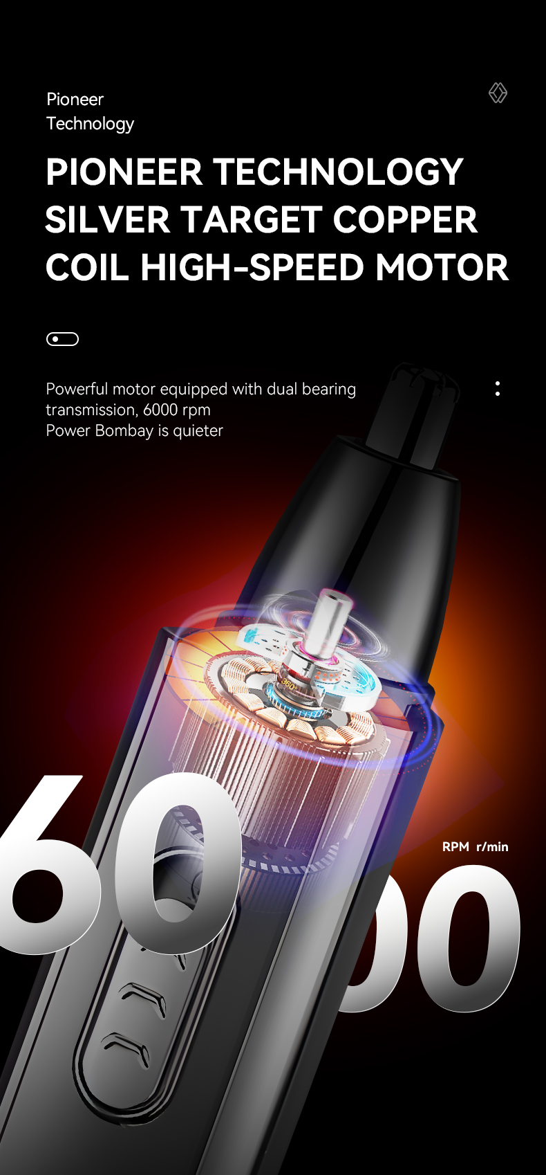 Wholesale Professional Nose Hair Removal Device Rechargeable Nose Hair Remover Trimmer details