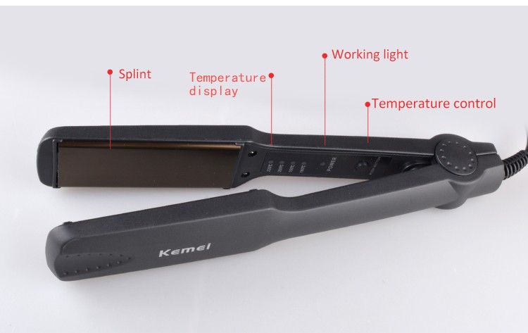 New Flat Straightening Iron Styling Tool Kemei KM-329 manufacture