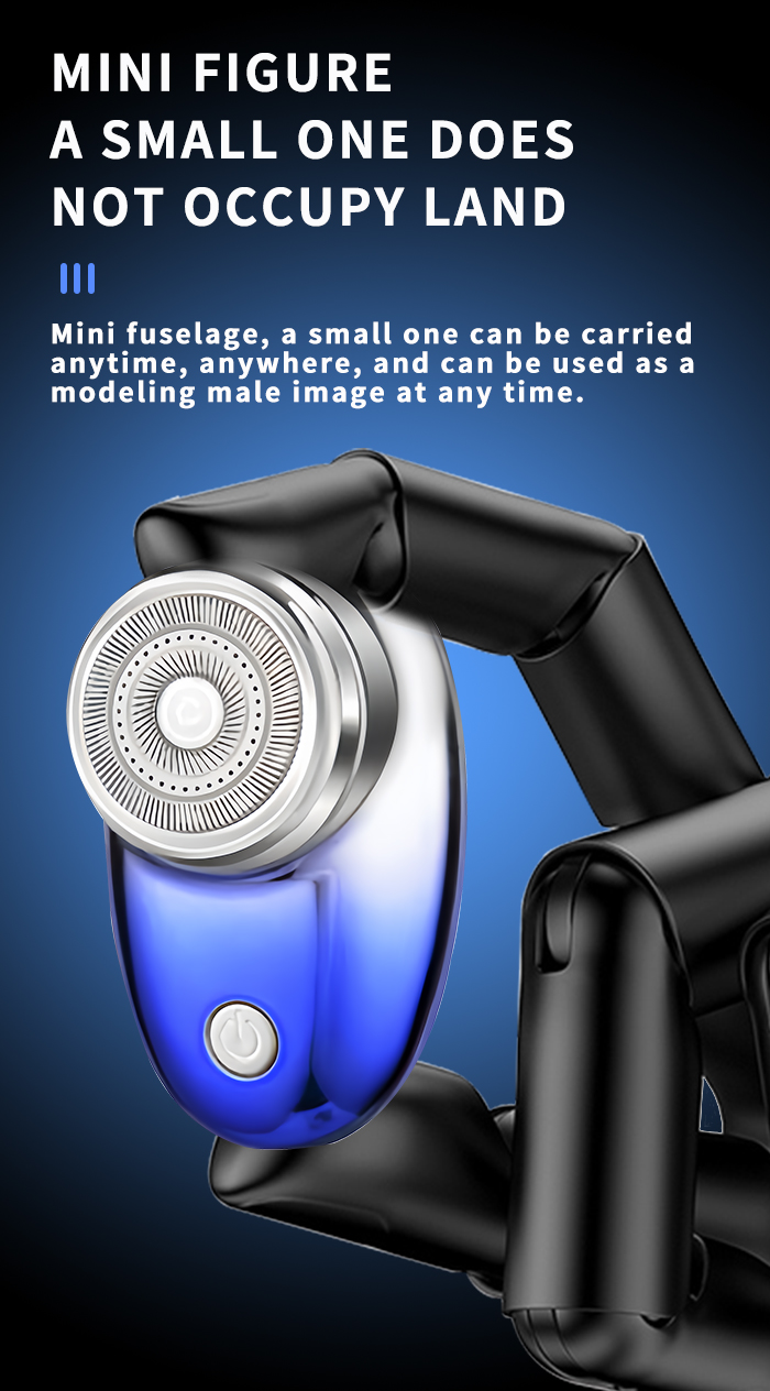 Hot Sale Mini Portable Shaving Machine Km-c52 Waterproof Wet And Dry Electric Razor Shaving Machine For Men details