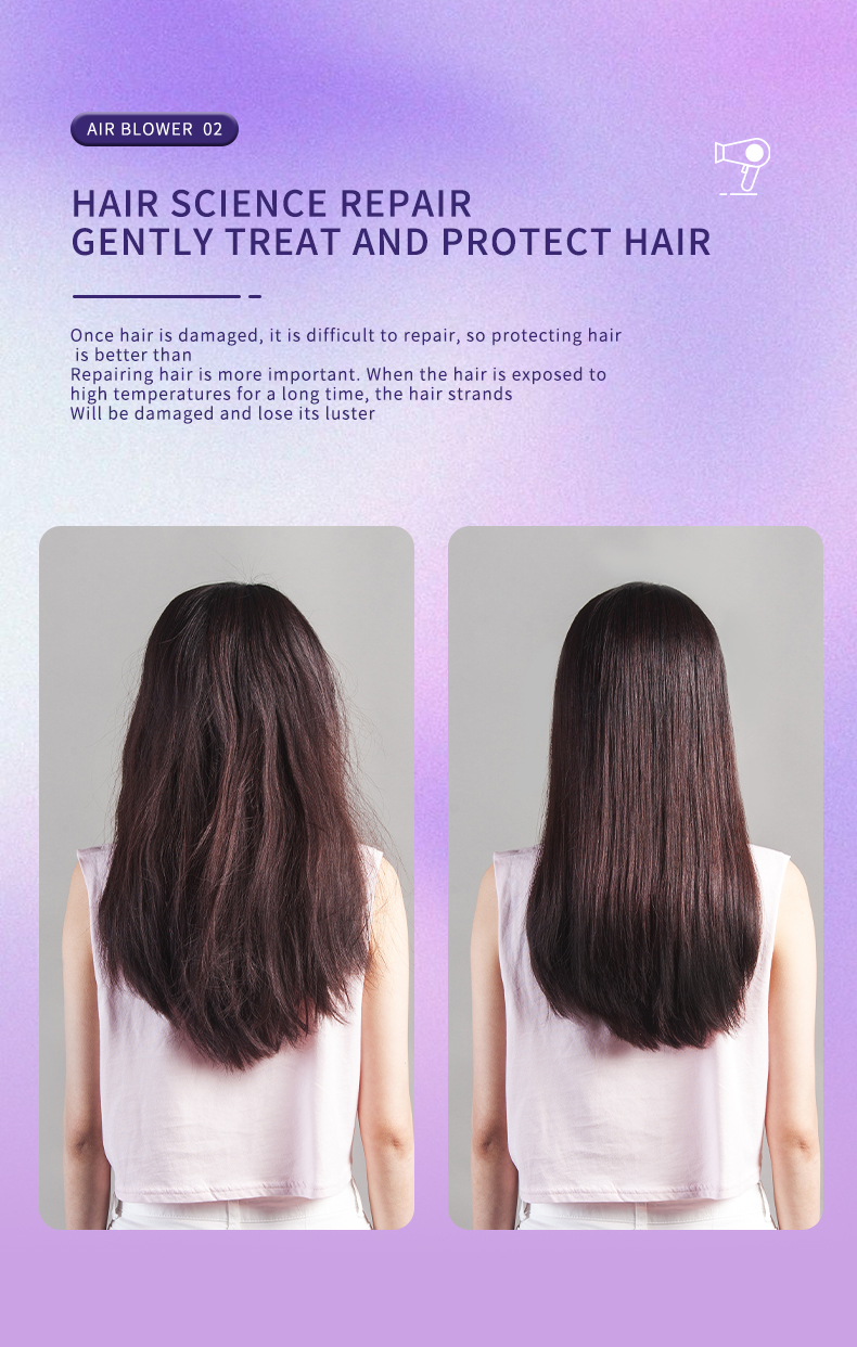 KEMEI Professional Salon Professional Hair Dryer Km-6851 1600w High Power Ac Motor Powerful Hair Dryers Support Cold And Hot Air details