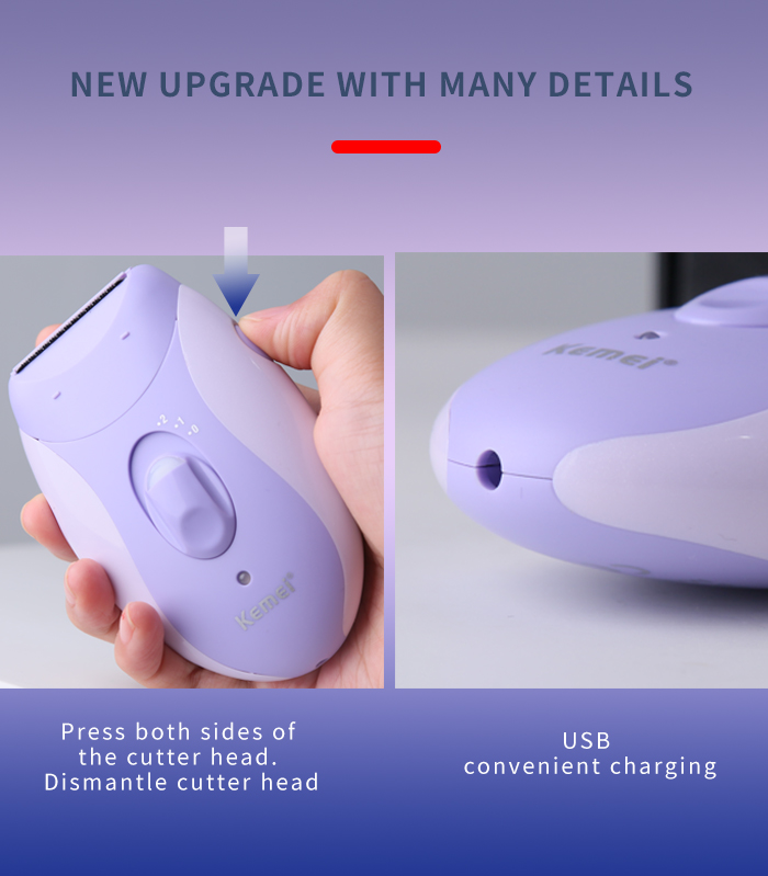 Rechargeable Women Epilator Electric Shaver supplier