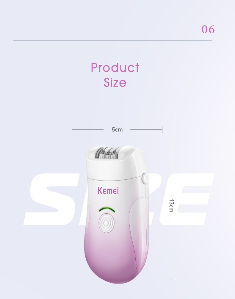 LCD Electric Tweezers Dry wet Use Portable Epilator KEMEI km-908B Women Usb Charging Cordless 3 in 1 Epilator Hair Removal factory