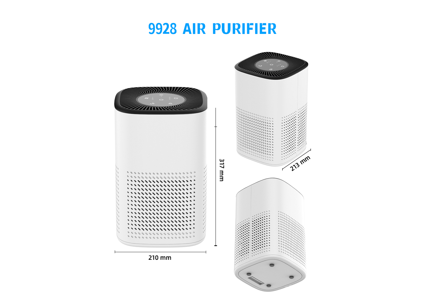 HEPA Active Carbon Filter Air Purifier For Medium Room factory