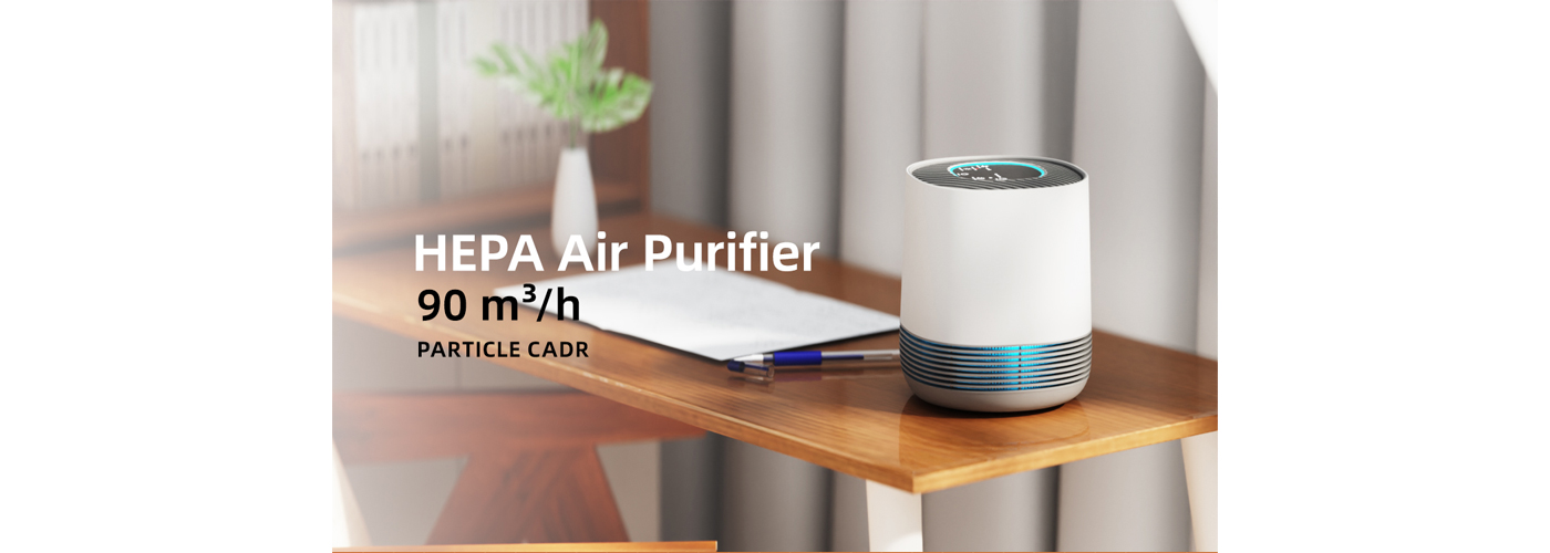 Small Size Desktop Air Purifier with 3-in-1 HEPA Filter manufacture