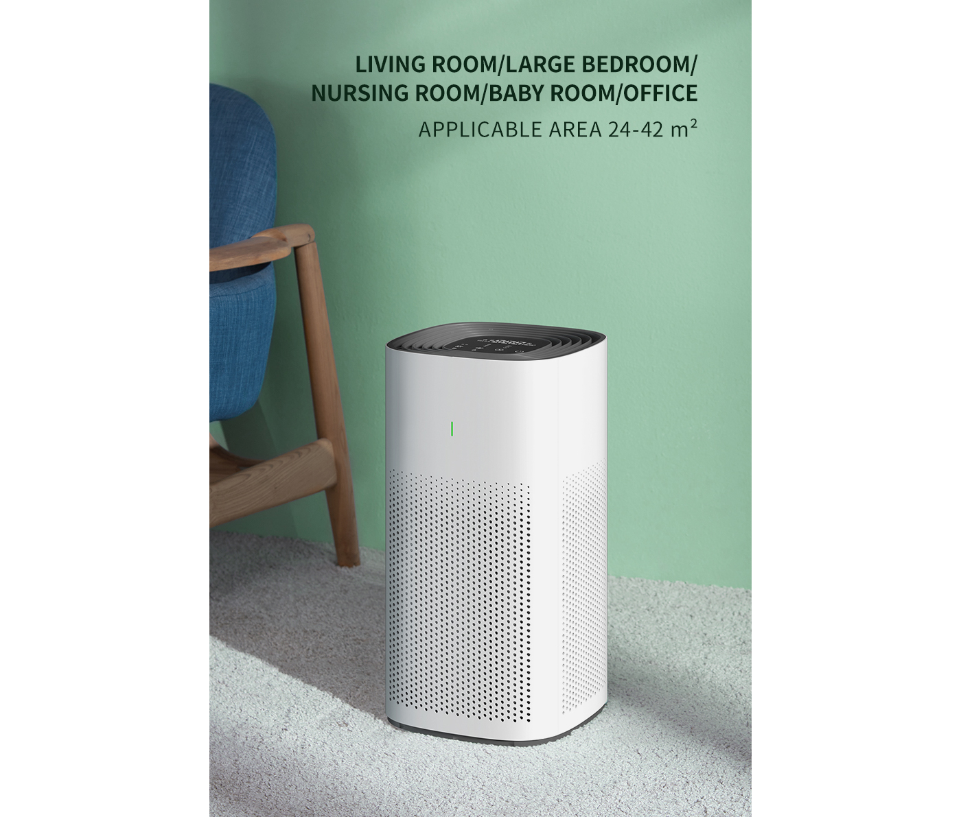 Tuya WiFi Control HEPA Filter Household Air Purifier supplier