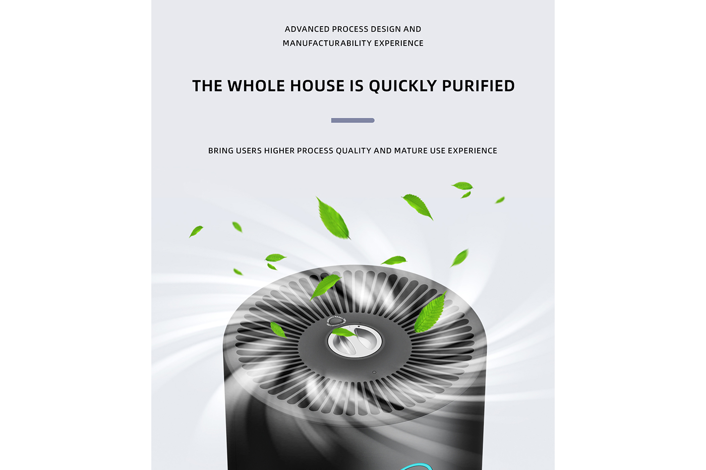 UV Sterilization Remove Smoke HEPA Filter Air Purifier manufacture