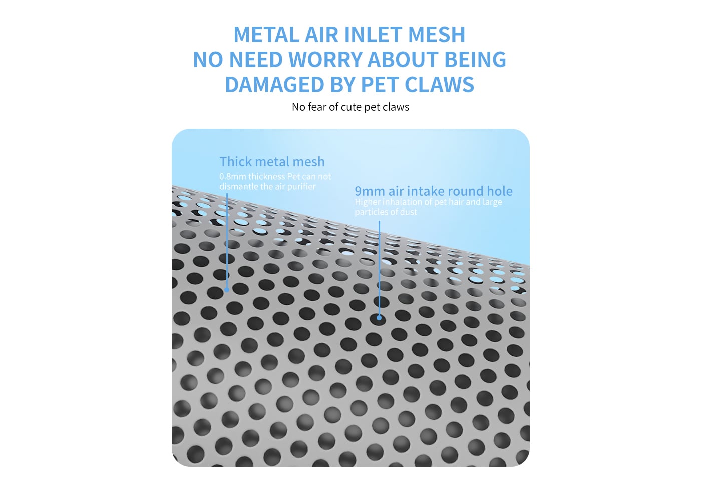 Washable Air Inlet Remove Haze Pet Dander Air Purifier factory
