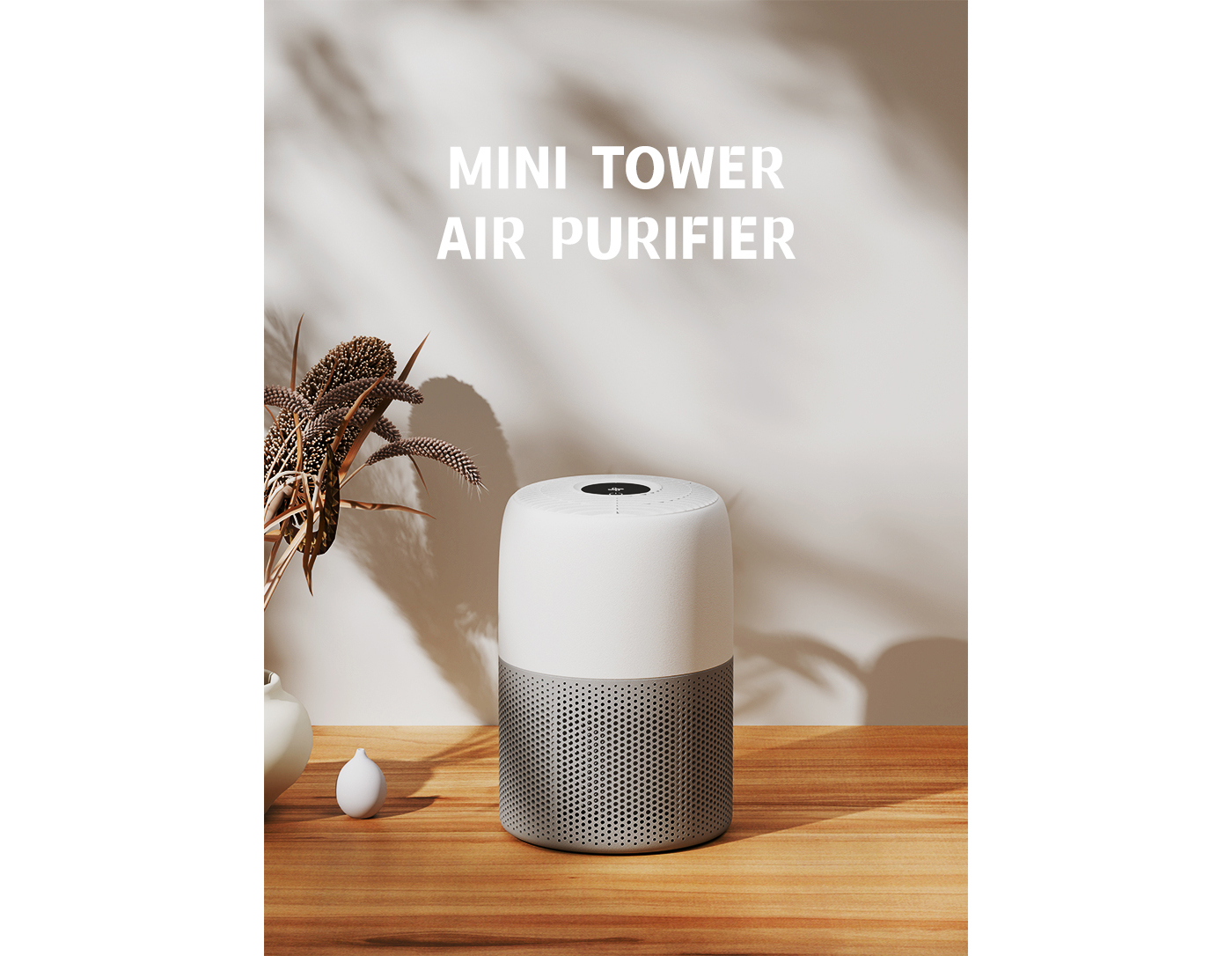 Home Use Mini Tower Air Purifier with H13 HEPA Filter factory