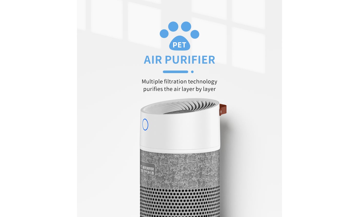 Washable Air Inlet Remove Haze Pet Dander Air Purifier details