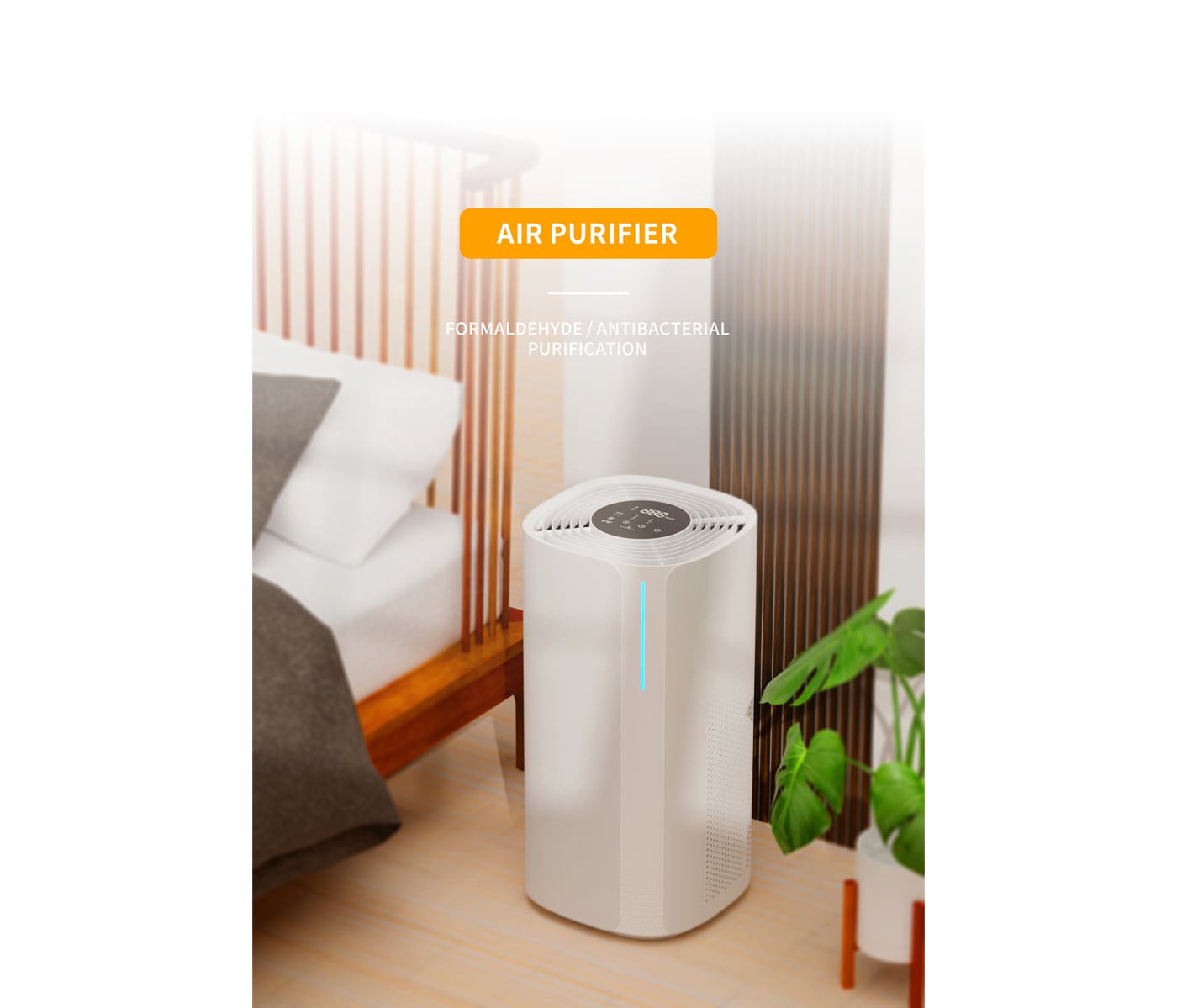 Household Smart Air Quality Monitor Large Air Purifier factory