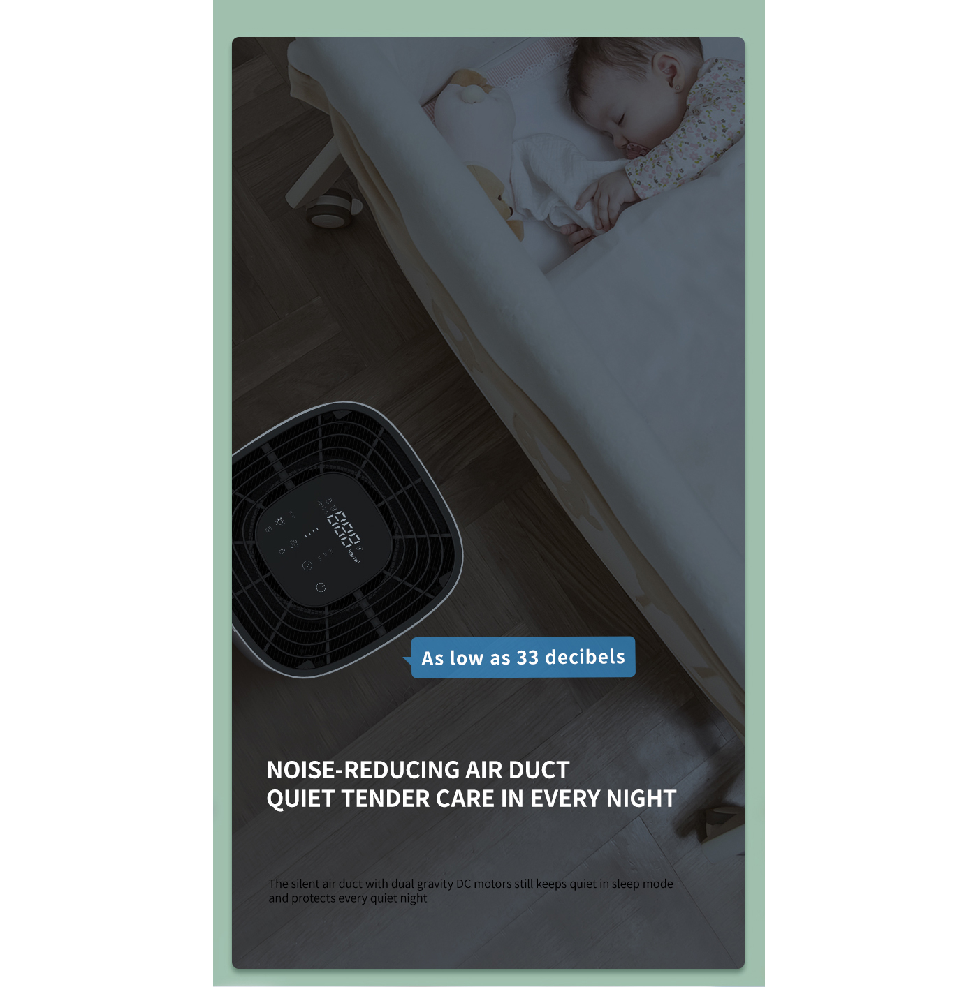 Tuya WiFi Control HEPA Filter Household Air Purifier details