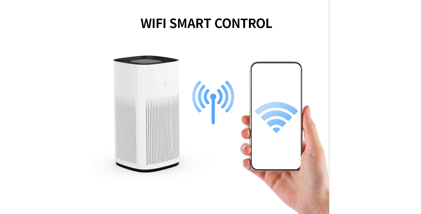 Tuya WiFi Control HEPA Filter Household Air Purifier details