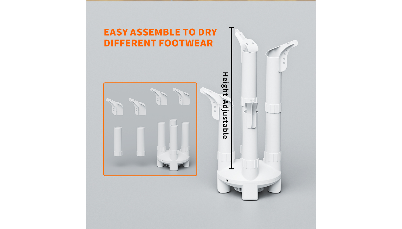 4-tube Adjustable Design Electric Boot & Shoe Dryer manufacture