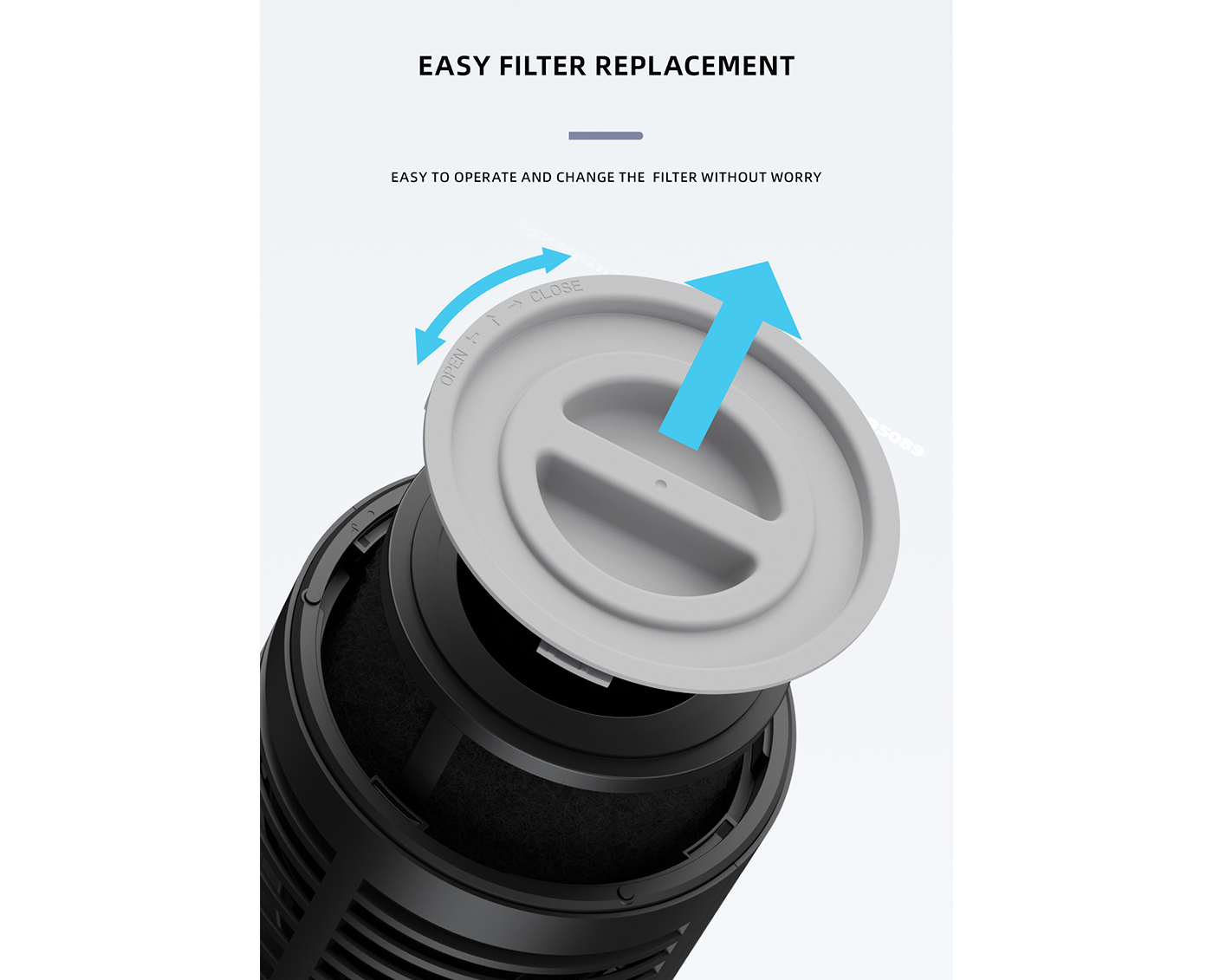 UV Sterilization Remove Smoke HEPA Filter Air Purifier supplier