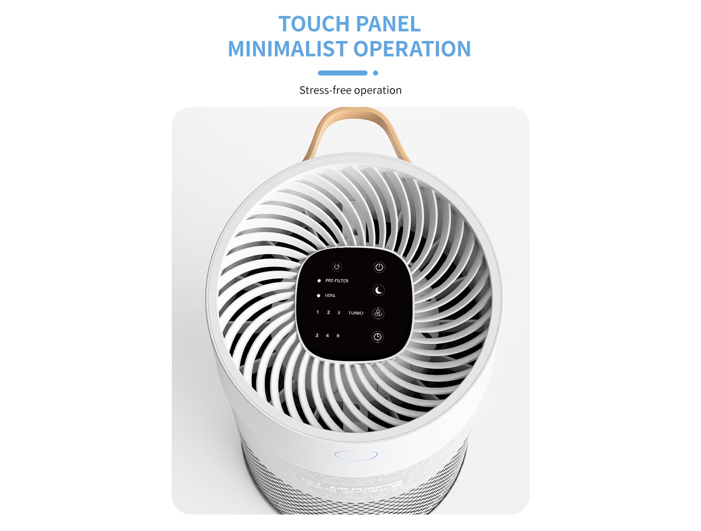 Washable Air Inlet Remove Haze Pet Dander Air Purifier details
