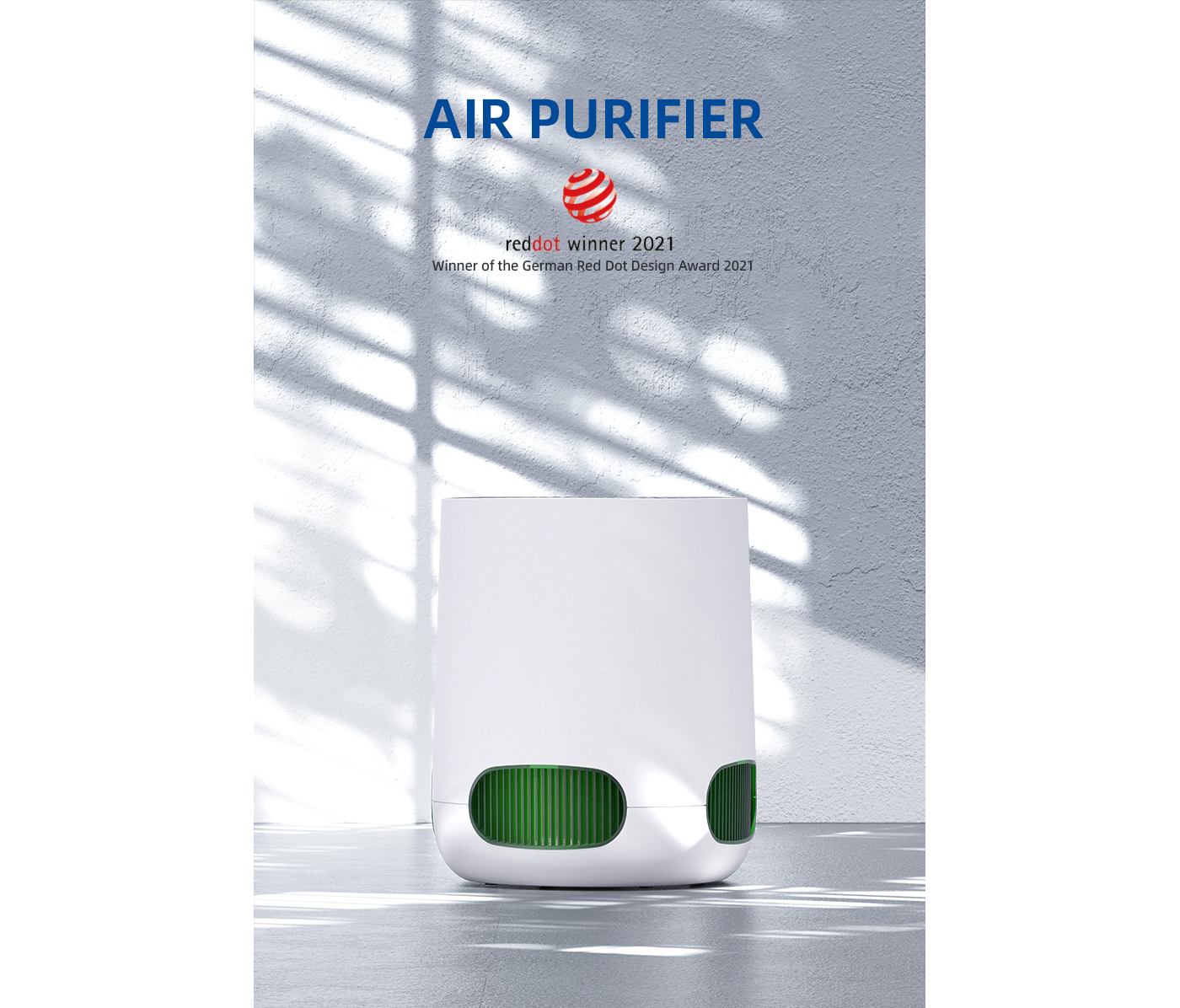 Touch Control Small Size Air Purifier with Night Light manufacture