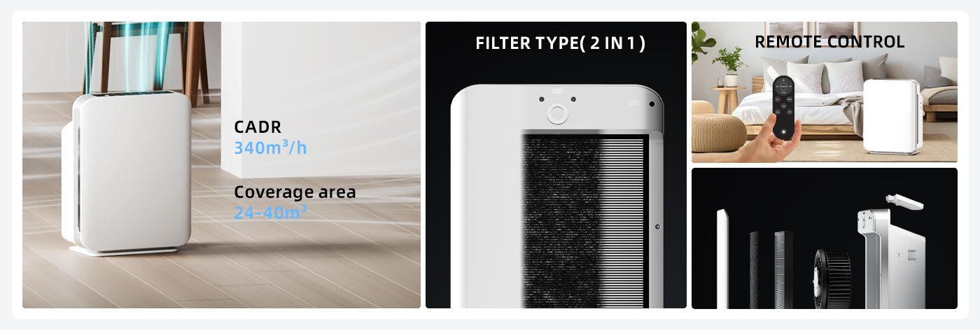 PM2.5 Removal Air Purification Room HEPA Air Purifier manufacture