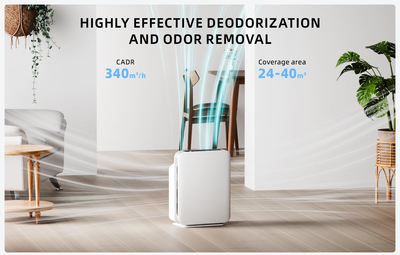 PM2.5 Removal Air Purification Room HEPA Air Purifier manufacture