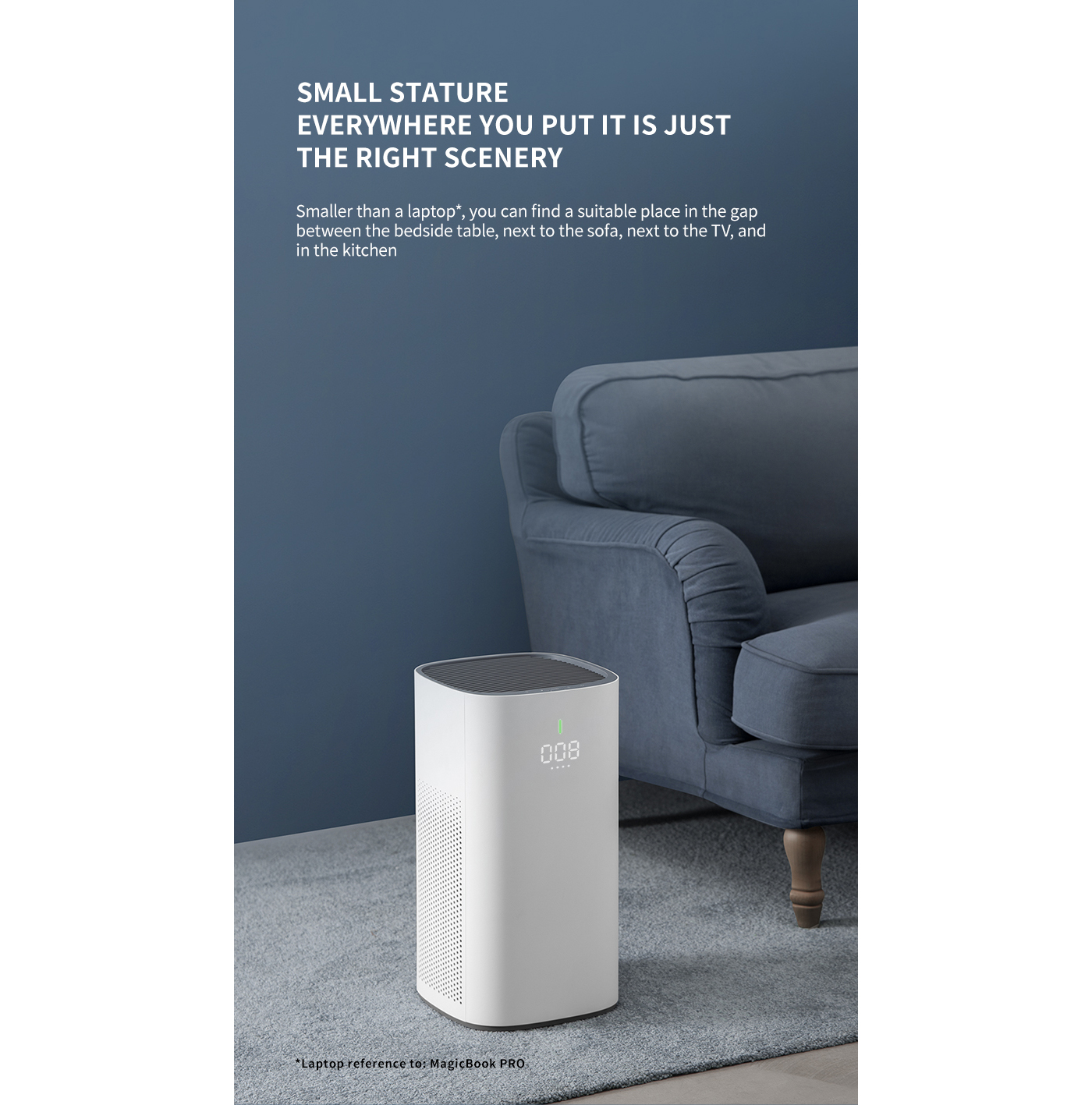 Air Quality Digital Display Home Bedroom Air Purifier details