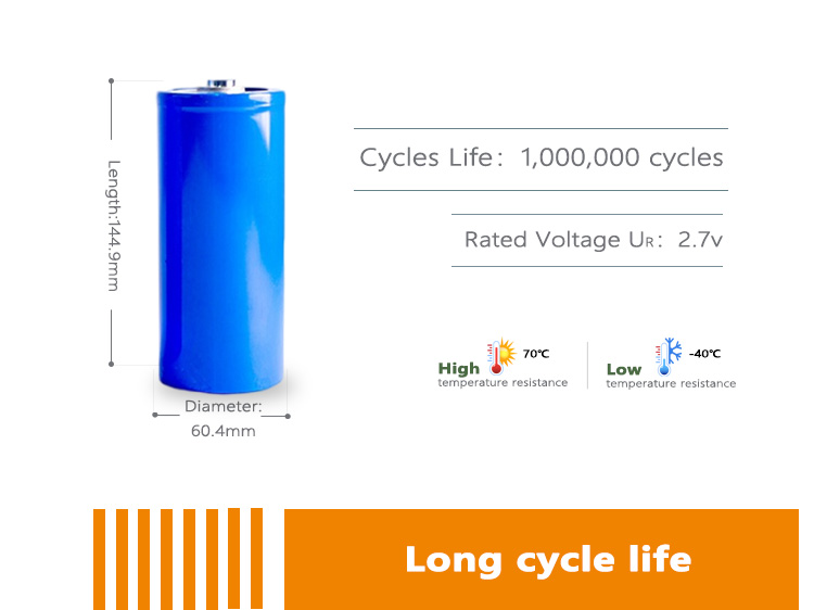 New Trend ISEMI Best Supercapacitor 3000F 3.0 V Surge Voltage Supercapacitor Cell factory