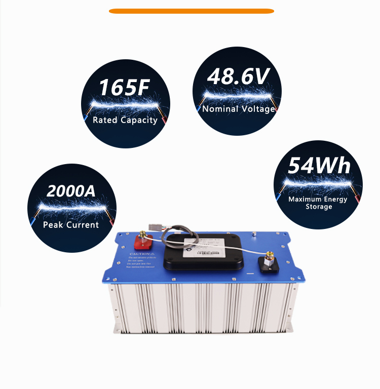 Original Ultracapacitor Super Farad Capacitor Module Electronic Components Maxwell Super Capacitor 48V 165F Battery details