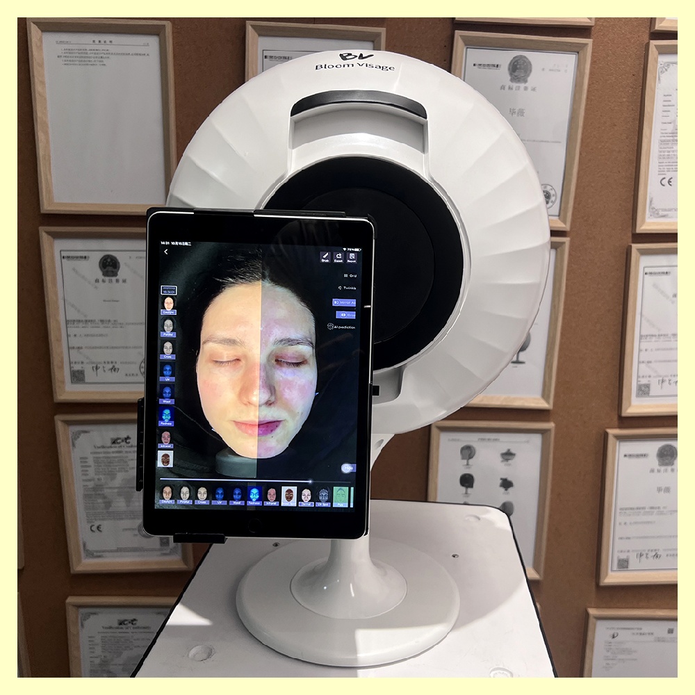 Analyzing skin texture, tone, and elasticity.