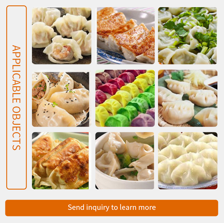 product desktop smallest electric 110v 220v dumpling wonton baozi sumai making machine with mould changed meijin-11