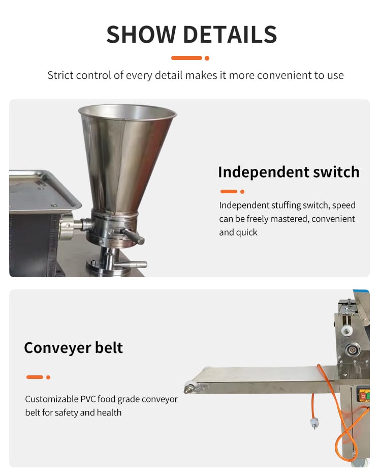 product desktop smallest electric 110v 220v dumpling wonton baozi sumai making machine with mould changed meijin-6