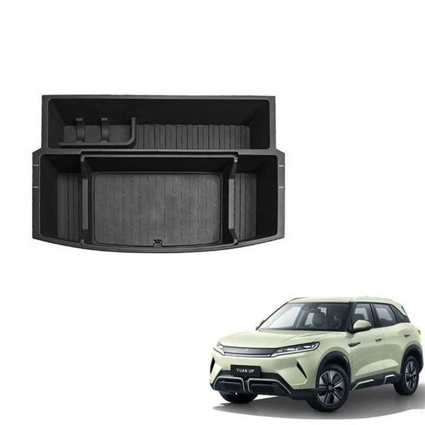 Keep your car clutter-free with the yuan up front trunk storage solution