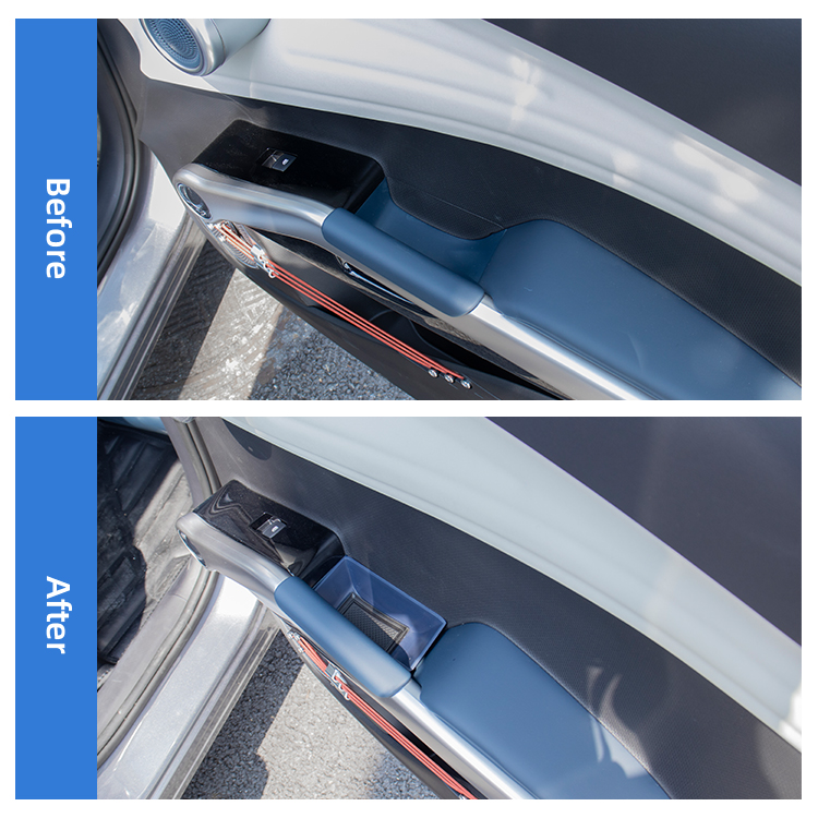 Yuan Plus Inner Door Handle Armrest Storage Box Fashionable Car Organizers For BYD Atto 3 Electric Car manufacture