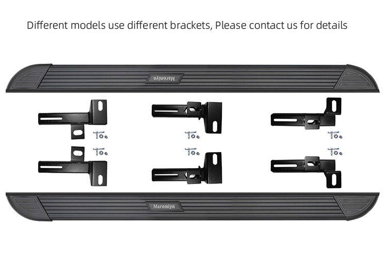 ATTO3 Aluminum Alloy Exterior Accessories Running Boards Side Step Nerf Bar Side Pedal For BYD ATTO 3 Yuan Plus factory
