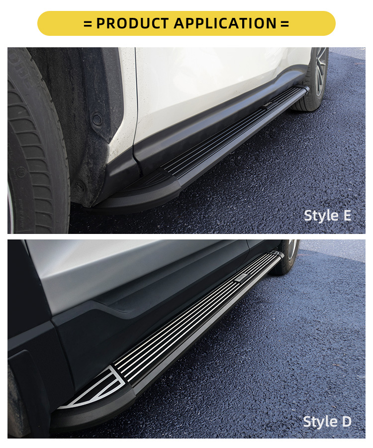 ATTO3 Aluminum Alloy Exterior Accessories Running Boards Side Step Nerf Bar Side Pedal For BYD ATTO 3 Yuan Plus factory