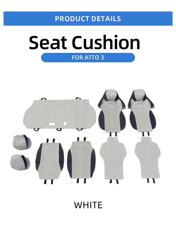Yuan Plus Accessory Car Seat Covers Full Set Luxury Automotive Seat Cloths Car Seat Protector Cushion Decoration For Byd Atto 3 factory