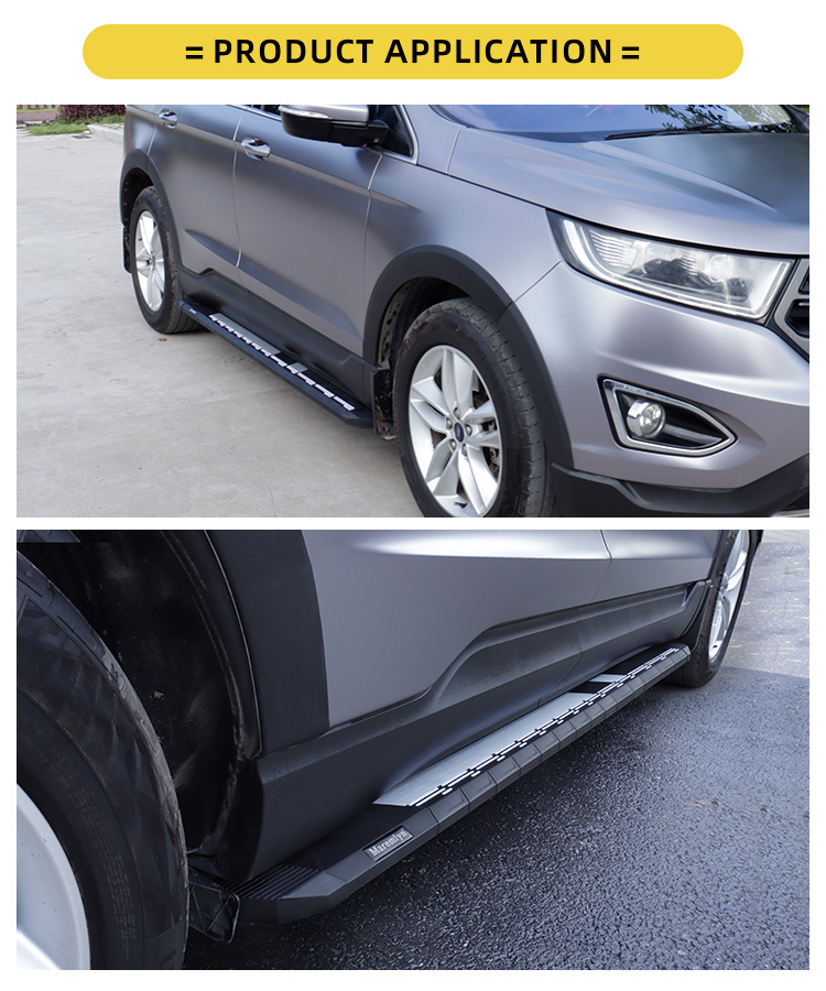 ATTO 3 Exterior Accessories Running Boards Side Step Board Aluminum Alloy Nerf Bar Walk Step For BYD Yuan Plus 2024 details