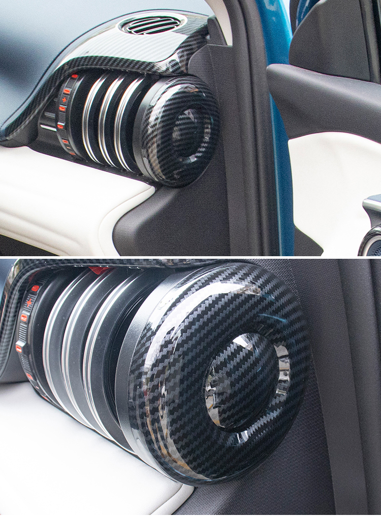 Car Interior Parts ABS Imitate Carbon High Quality Air Conditioner Vent Cover Outlet For BYD Yuan Plus ATTO 3 Accessories supplier