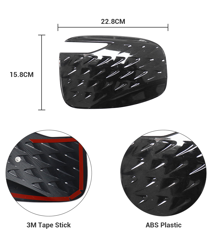 ABS Glossy Black Car Exterior Decoration Trims Accessories Charging Port Cover For BYD ATTO 3 Yuan Plus 2023 manufacture