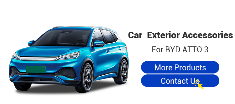 High Quality Car Exterior Decorative Accessories Rear Side Window Panel Cover C-Pillar Trim Panel For BYD ATTO 3 Yuan Plus manufacture